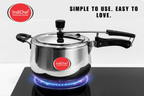 IndiChef Aluminium Contura Pressure Cooker | Induction Friendly