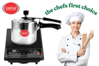 IndiChef Stainless Steel plain Pressure Cooker | Induction Friendly