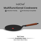 IndiChef Cast Iron Roti Tawa | Induction Friendly