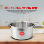 IndiChef Tri-Ply Steel Casserole | Induction Friendly