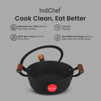 IndiChef Cast Iron Casserole With Cover | Induction Friendly
