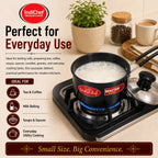 IndiChef Hard Anodised Saucepan with Lid | Induction Friendly