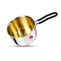 IndiChef Tri-ply Brass Saucepan | Induction Friendly
