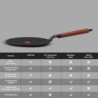 IndiChef Cast Iron Roti Tawa | Induction Friendly