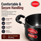 IndiChef Hard Anodised casserole with Lid | Induction Friendly