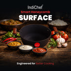 IndiChef Cast Iron Casserole With Cover | Induction Friendly