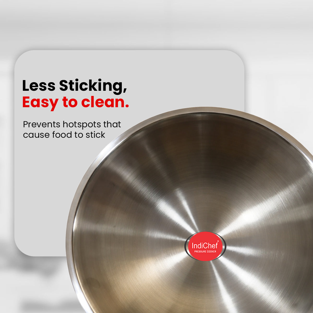 IndiChef Tri-Ply Steel Tasla | Induction Friendly