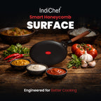 IndiChef Cast Iron Dosa Tawa | Induction Friendly