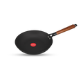 IndiChef Cast Iron Frying Pan with glass lid | Induction Friendly