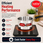 IndiChef Aluminium saucepan with Lid | Induction Friendly