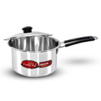 IndiChef Aluminium saucepan with Lid | Induction Friendly