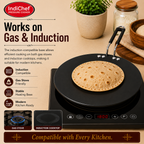IndiChef Hard Anodised Roti Tawa | Induction Friendly
