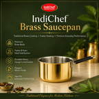 IndiChef Brass Saucepan