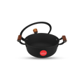 IndiChef Cast Iron Casserole With Cover | Induction Friendly