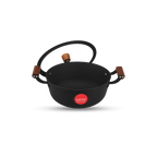 IndiChef Cast Iron Casserole With Cover | Induction Friendly