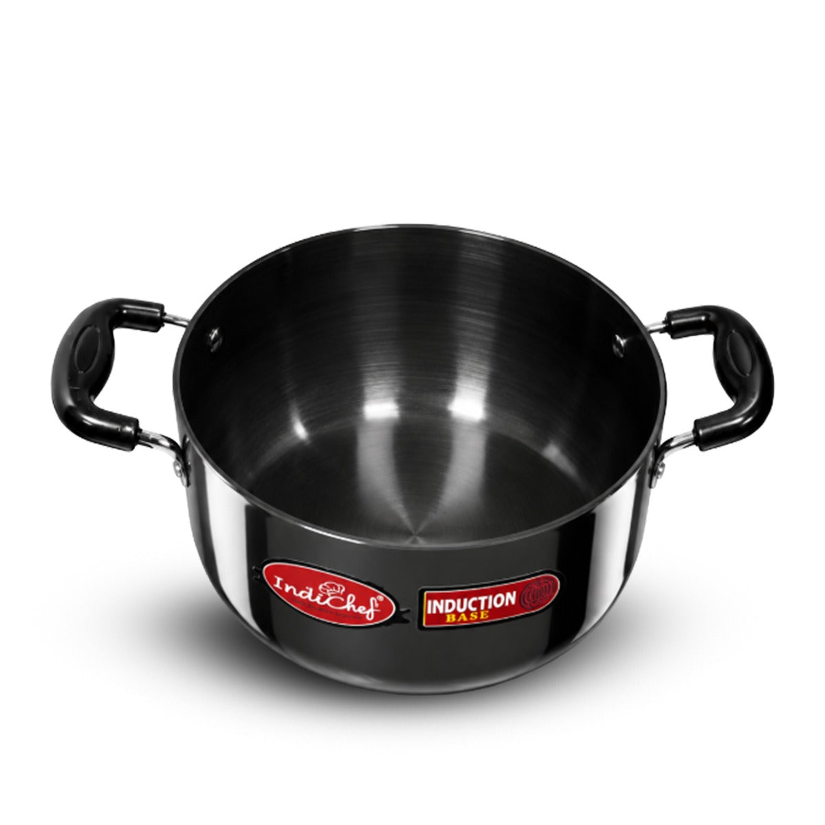 IndiChef Hard Anodised casserole with Lid | Induction Friendly