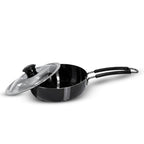 IndiChef Hard Anodised Frypan with Lid | Induction Friendly