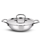 IndiChef Tri-ply Brass Kadahi | Induction Friendly