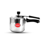 IndiChef Triply Steel Plain Pressure Cooker | Induction Friendly