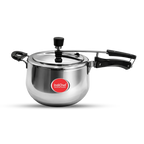 IndiChef Aluminium Contura Pressure Cooker | Induction Friendly