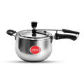 IndiChef Stainless Steel Contura Pressure Cooker | Induction Friendly