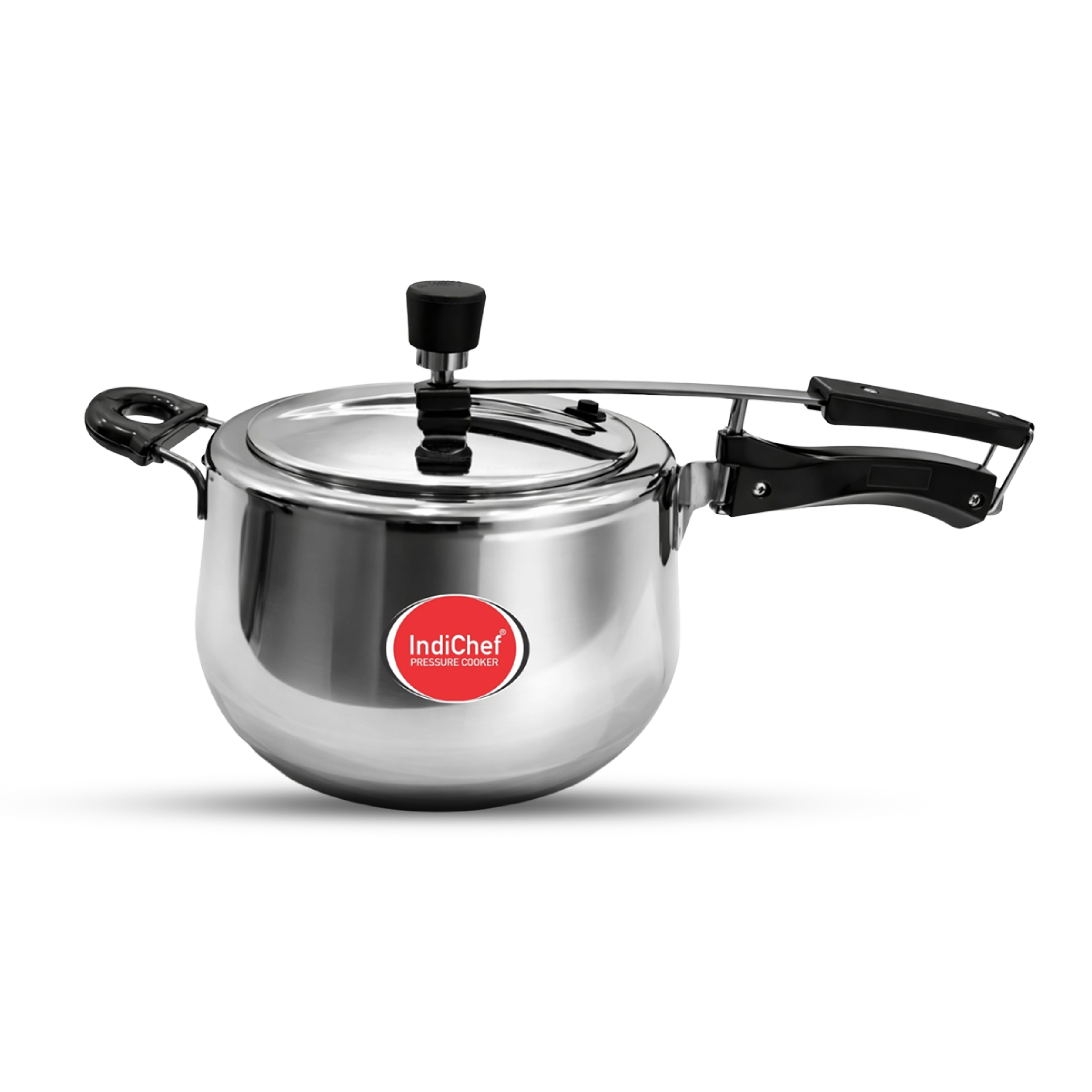 IndiChef Stainless Steel Contura Pressure Cooker | Induction Friendly