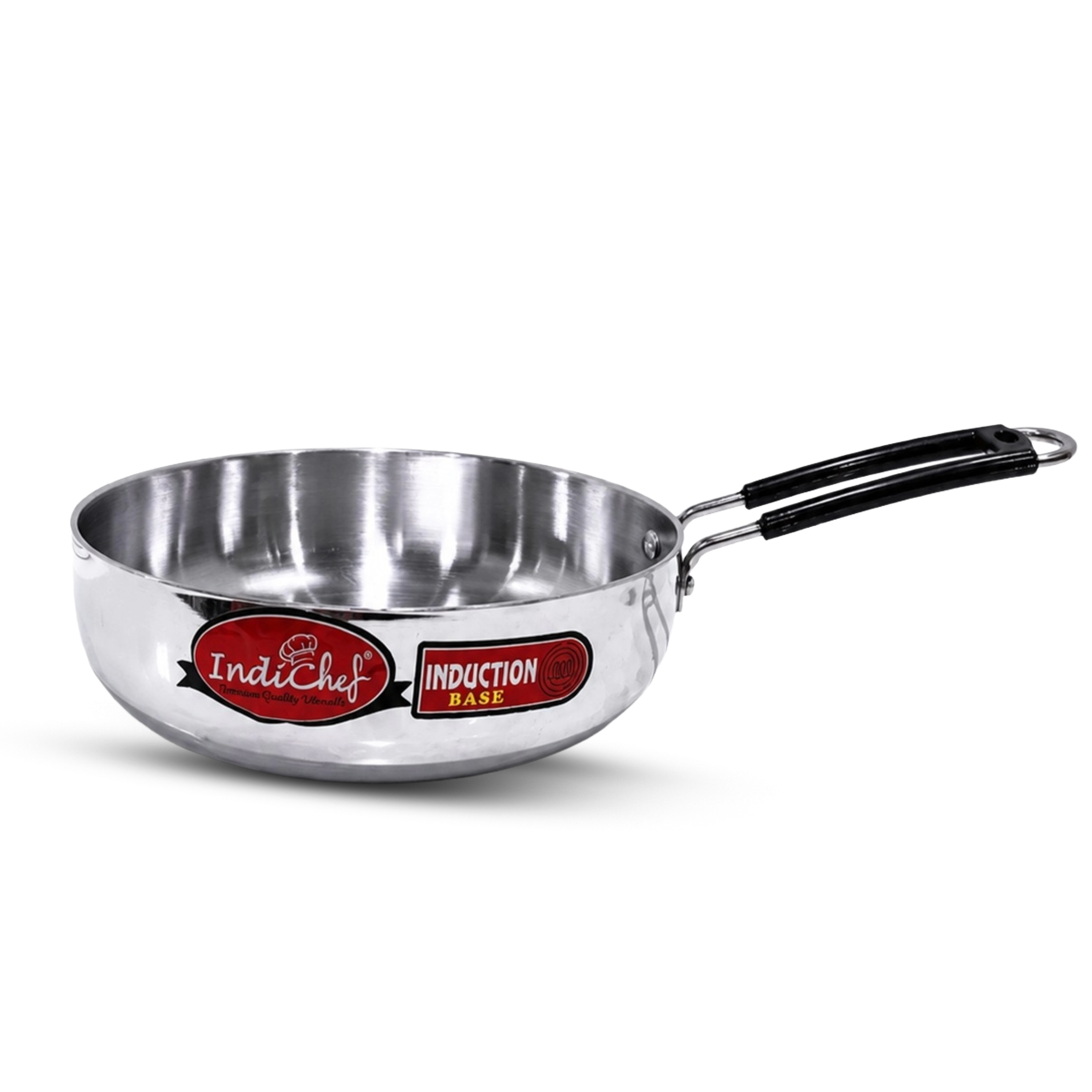 IndiChef Aluminium Frypan with Lid | Induction Friendly