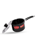 IndiChef Hard Anodised Saucepan with Lid | Induction Friendly
