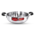 IndiChef Aluminium Kadhai with Lid | Induction Friendly