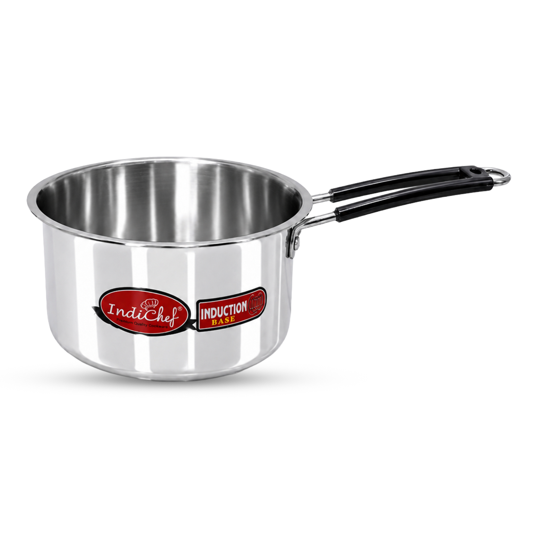 IndiChef Aluminium saucepan with Lid | Induction Friendly