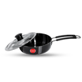IndiChef Hard Anodised Frypan with Lid | Induction Friendly
